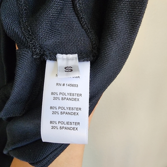 House of Harlow 1960 Hooded Muscle Tee In Black NWOT Women's Size Small - Picture 4 of 7